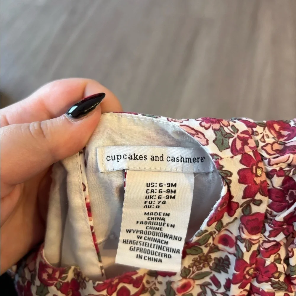 Cupcakes & Cashmere Pink and White Floral Dress